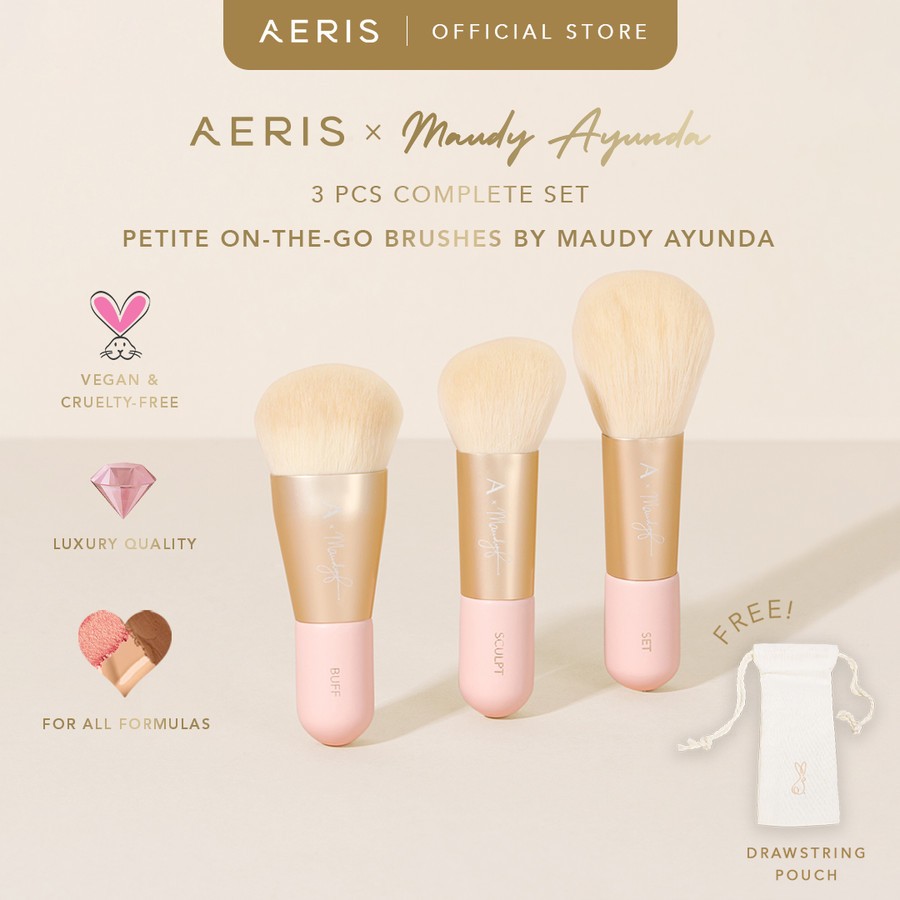 Aeris Beaut x Maudy Ayunda Buffing Brush Aeris Beaut x Maudy Ayunda Setting Brush Aeris Beaut x