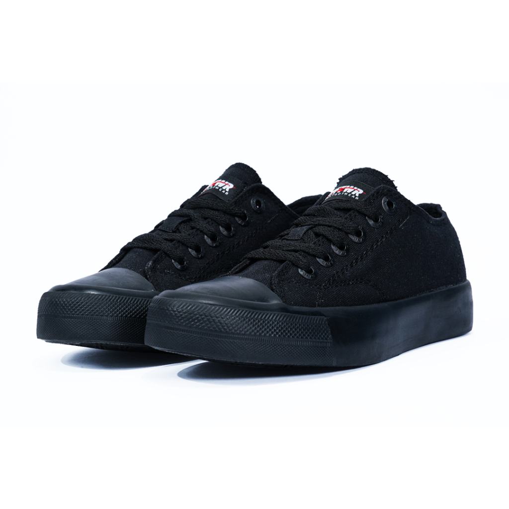 SABA Vintage ALL Black - Sepatu Sneakers Casual Pria Wanita