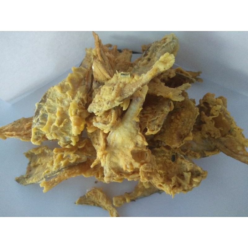

Ikan asin bulu ayam crispy