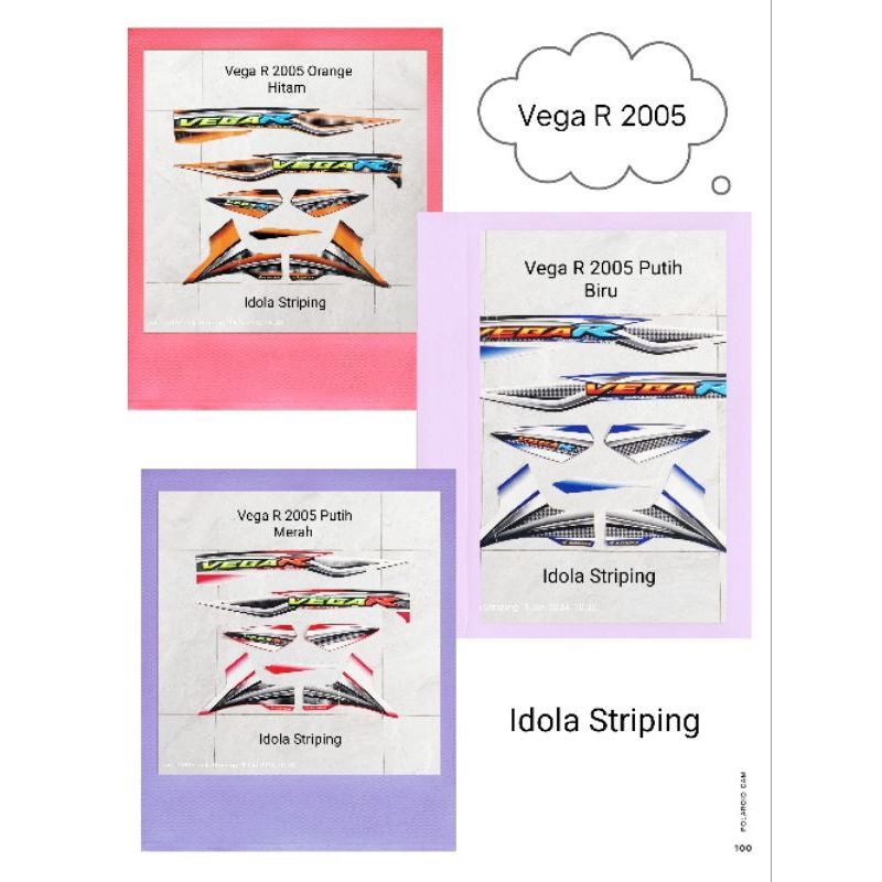 Striping Vega R 2005
