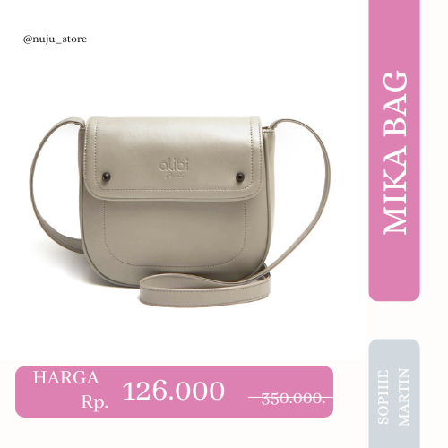 TAS SELEMPANG WANITA ALIBI  MIKA GREEN ALT014G2 TAS WANITA SELEMPANG TAS HP TAS ALIBI