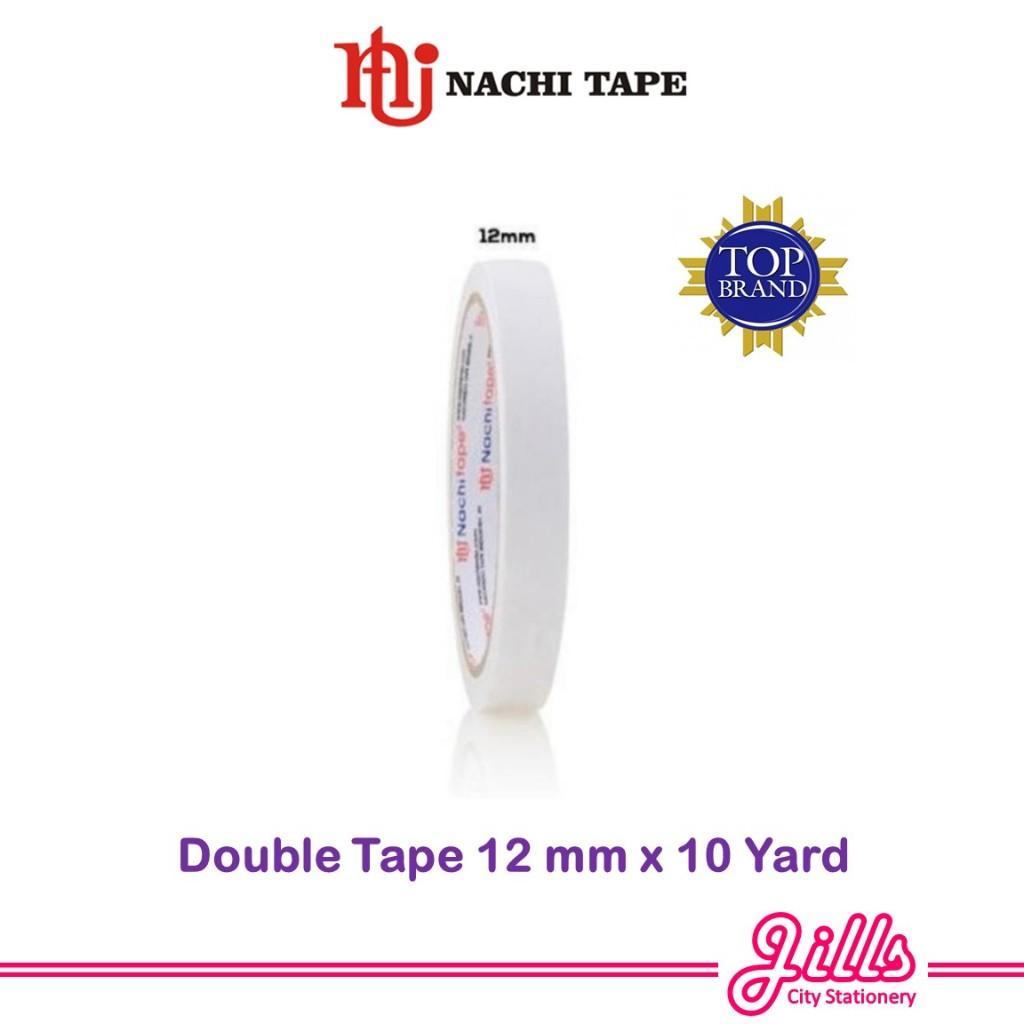 

Nachi Double Tape 1/2 inc / 12 mm x 10 Yard (9m)