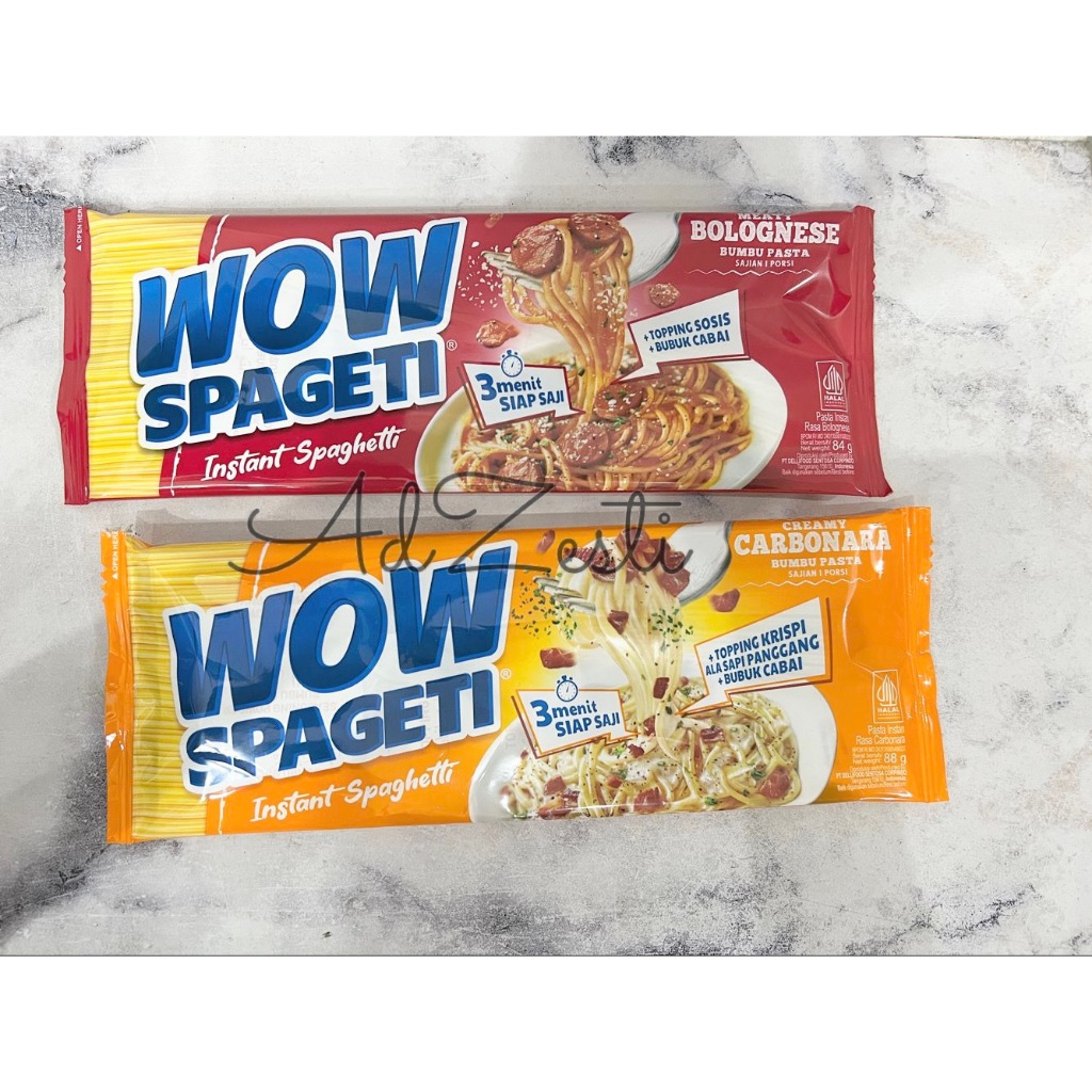 

Wow Spageti/Spaghetti Instant All Varian