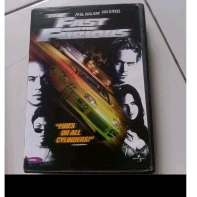 VCD Original The Fast And The Furious Feat Paul Walker