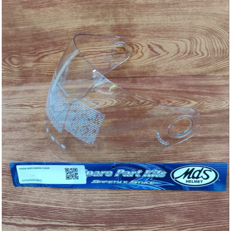 Visor / kaca  helm mds zarra original