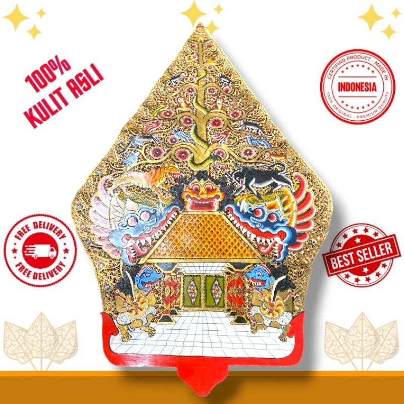 Wayang Kulit GUNUNGAN KAYON Alusan Klasik -+ 100 cm Standar Dalang