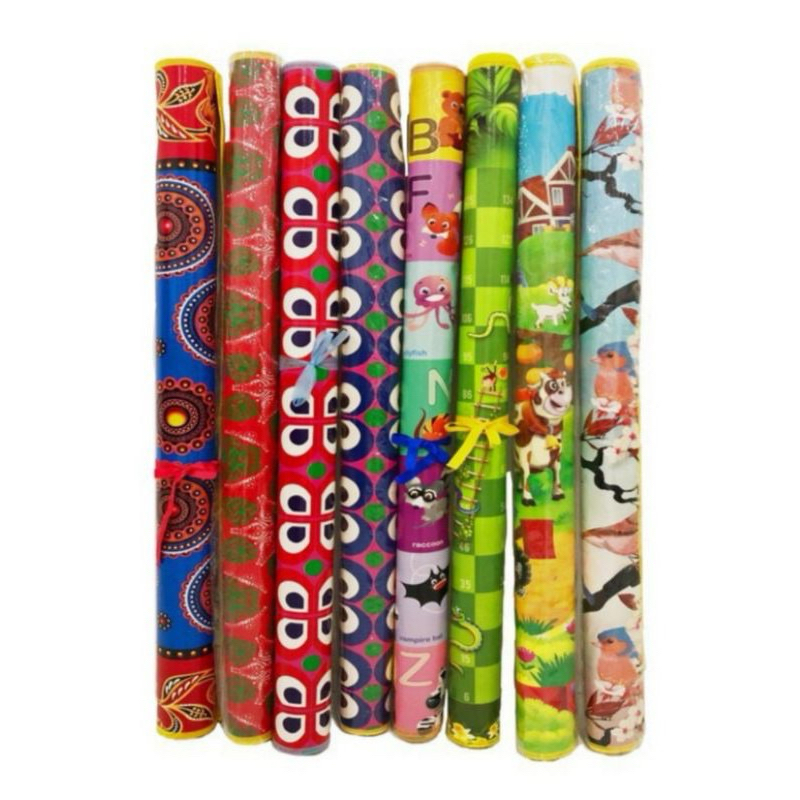 Tikar Lipat Motif Karakter 120x120 cm | Tikar Spon Empuk Anti Air | Tikar Anak, Piknik, Outdoor"