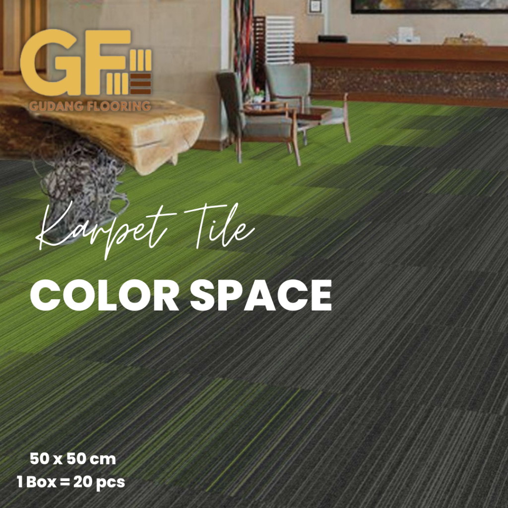 Karpet Tile 50x50 cm COLOR SPACE /Karpet Lantai Office Hotel Berkualitas