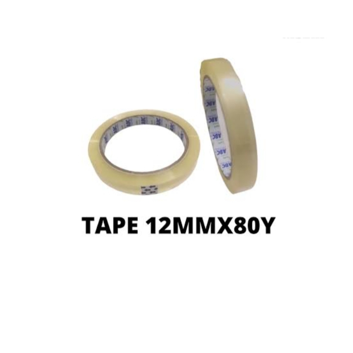 

solasi bening eceran 1 pcs ukuran 12mm x80 yard