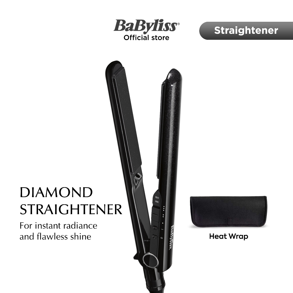 Babyliss Paris Ionic Diamond Radiance Straightener BL2098BDH | Catokan Rambut Lurus