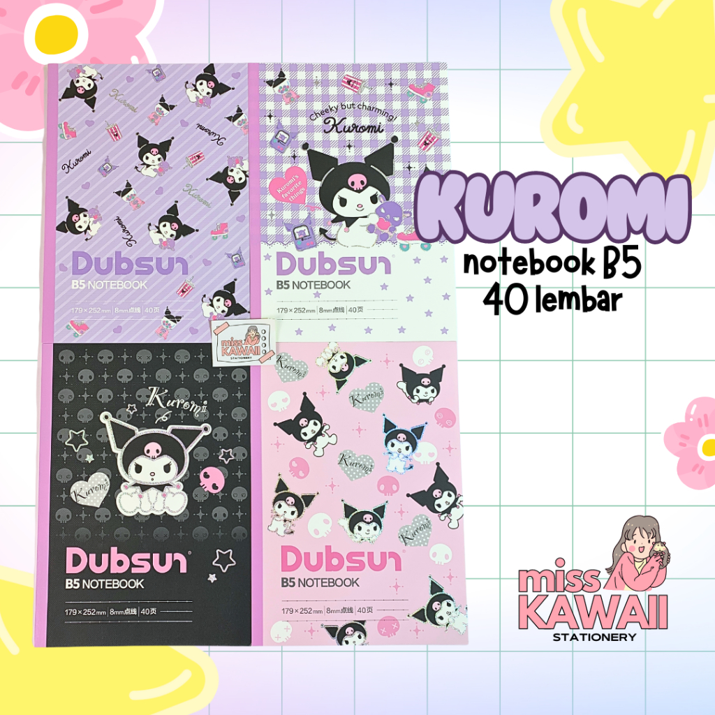 

Kuromi Notebook B5/ Notebook/ Buku Catatan/ Memo IIGEN YZ8788