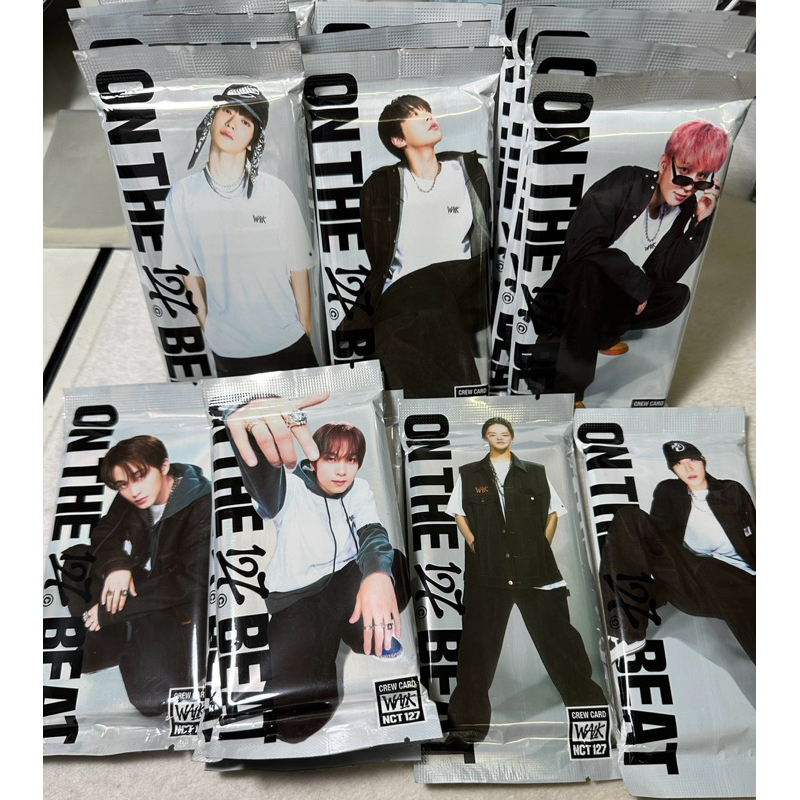 Ready stock Album 6th NCT 127 - WALK pob dnd kpopmerch Crew Character card SMini ver jaehyun mark ha