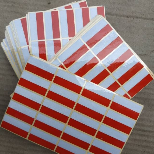 

stiker cuting merat putih isi 20
