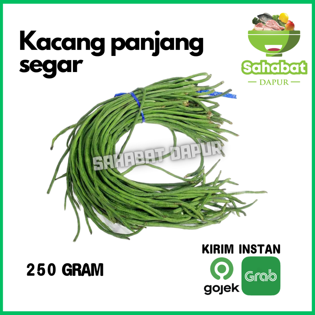 

Kacang Panjang Segar 250gr - Sahabatdapur