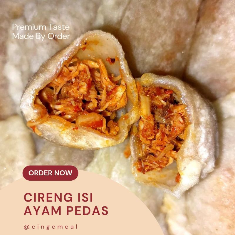 

Cireng Isi Ayam Pedas