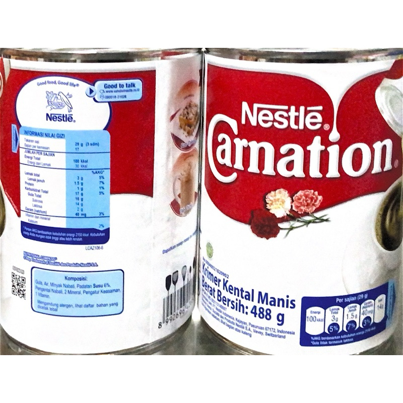 

Krimer Kental manis CARNATION 488 gram murahhh