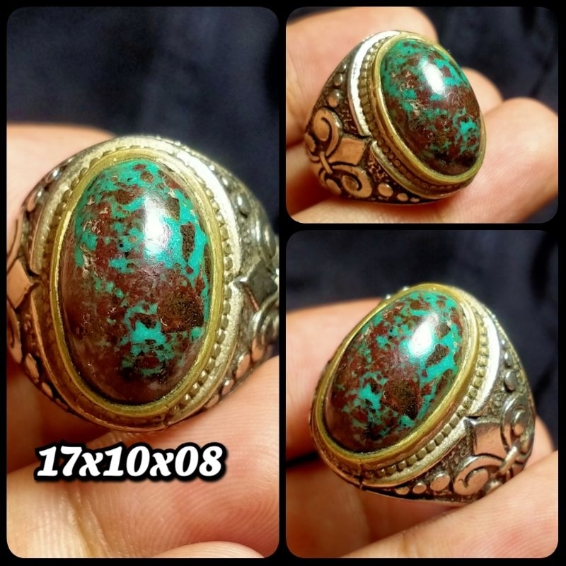 NATURAL BATU PIRUS PERSIA BIRU LAWASAN