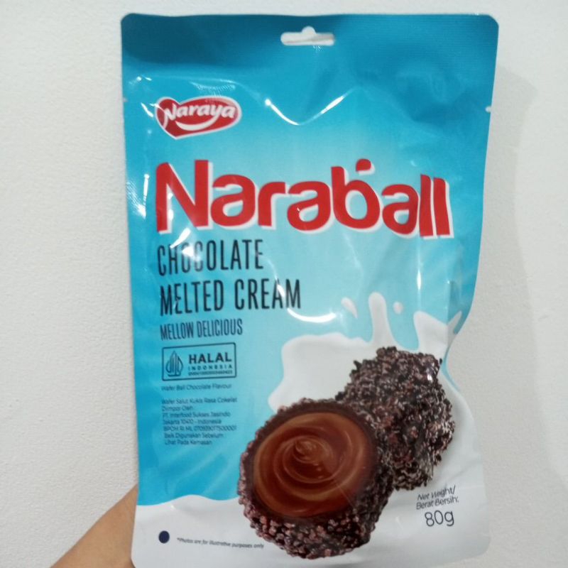 

naraball 80gr chocolate melted cream murah