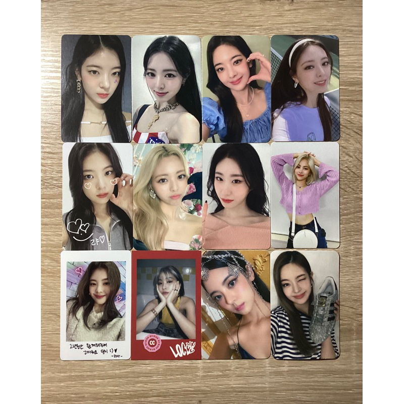Photocard PC Yeji Lia Ryujin Yuna Chaeryeong ITZY Sneakers Checkmate Cheshire Kill My Doubt Cake POB