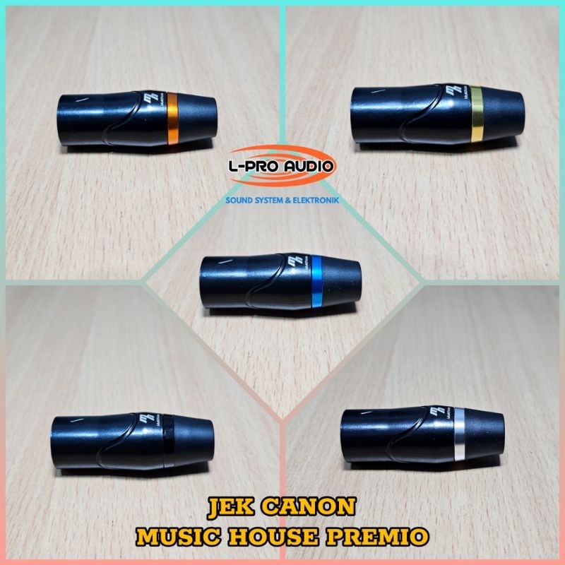 Jek Canon MUSIC HOUSE PREMIO jek XLR male sama dengan jek canon SPL