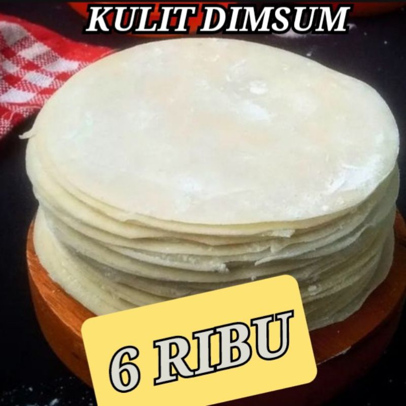 

Kulit dimsum isi 50 lembar / pack diamter 8 cm