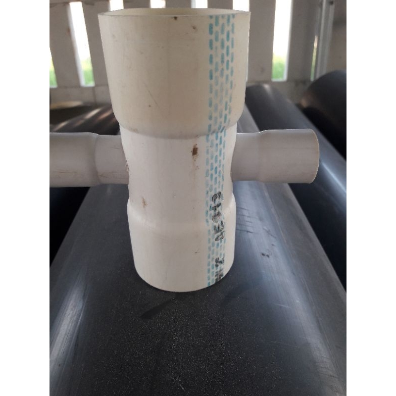 Tee way cross ukuran 4 inchi ke 1 ½