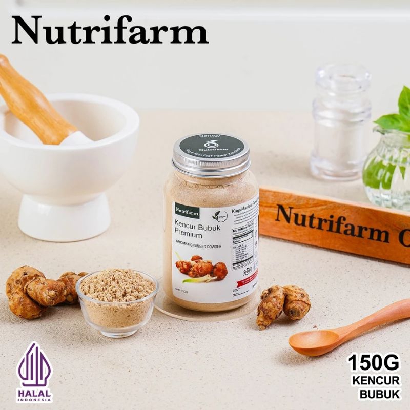 

Kencur Bubuk Premium Nutrifarm Toples 150g