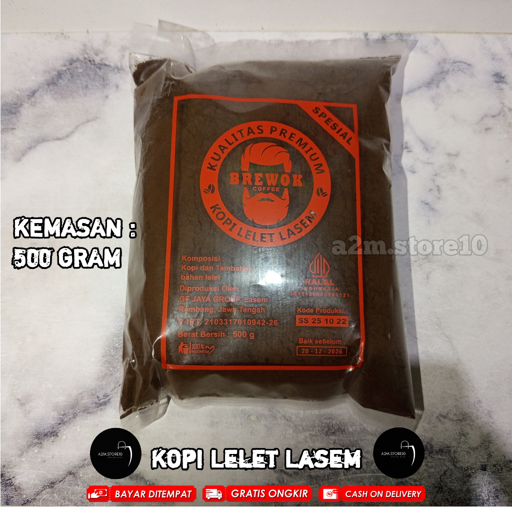 

500 GRAM | KOPI LELET LASEM REMBANG TERMURAH | HARGA PROMO TERLARIS | KOPI BUBUK | KOPI HITAM