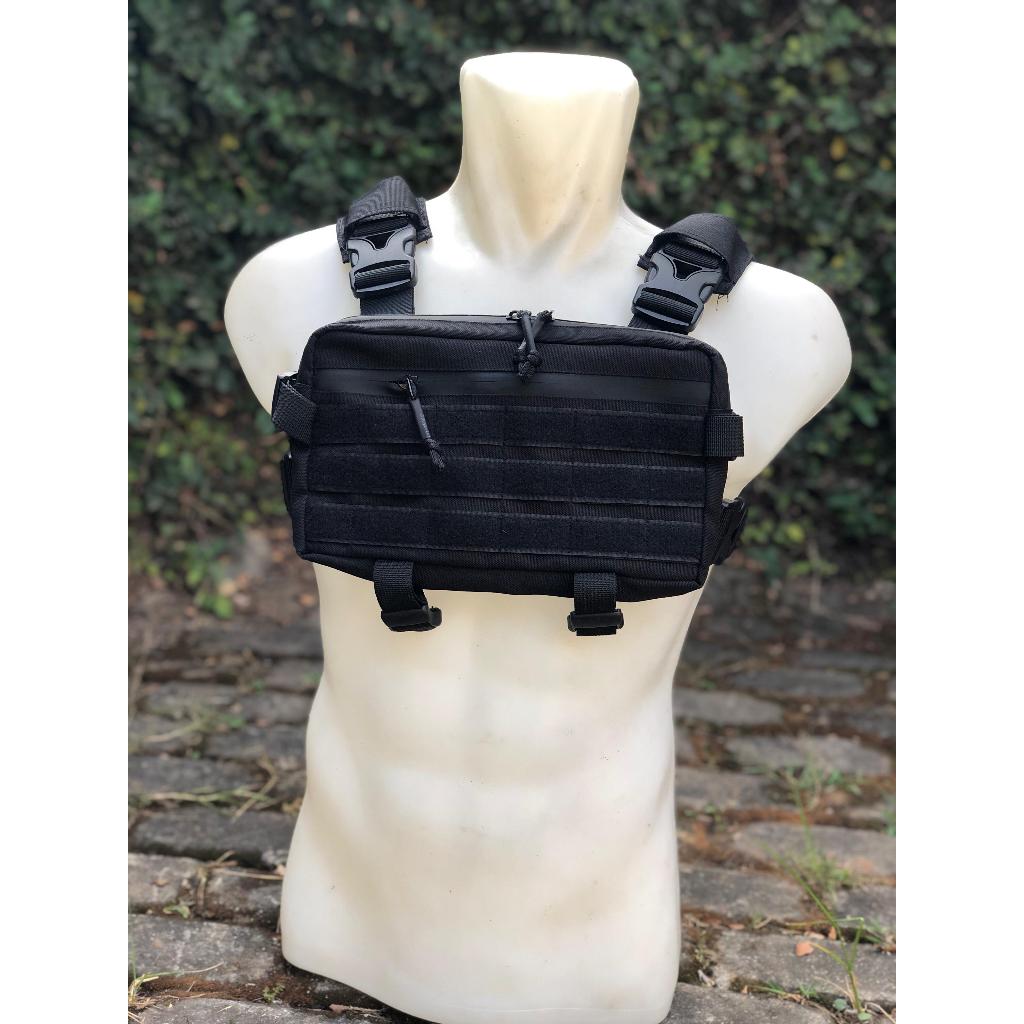 tas dada tactical hitam/tas dada GARIS/ tas dada waterproof