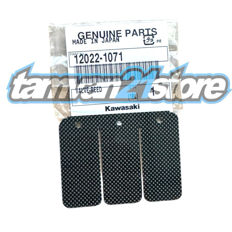 VALVE LIDAH MEMBRAN CARBON NINJA RR R SS KX125 KX 125 ORIGINAL KAWASAKI
