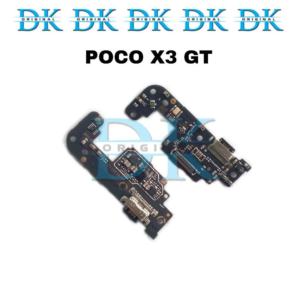 Konektor Charger Xiaomi Poco X3 GT Original USB Papan Cas Mic Pcb Board