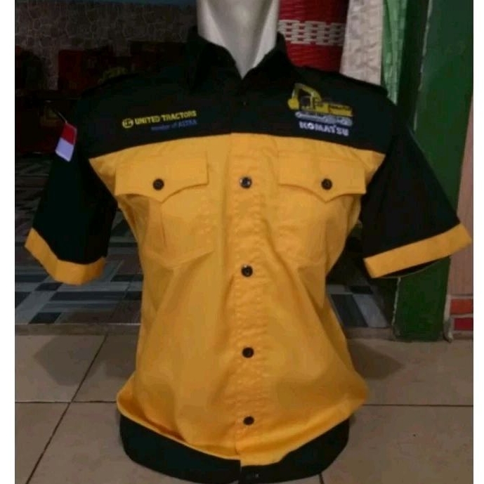 KEMEJA SAFETY KOMATSU TANPA SCHOTLITE 3 VARIAN