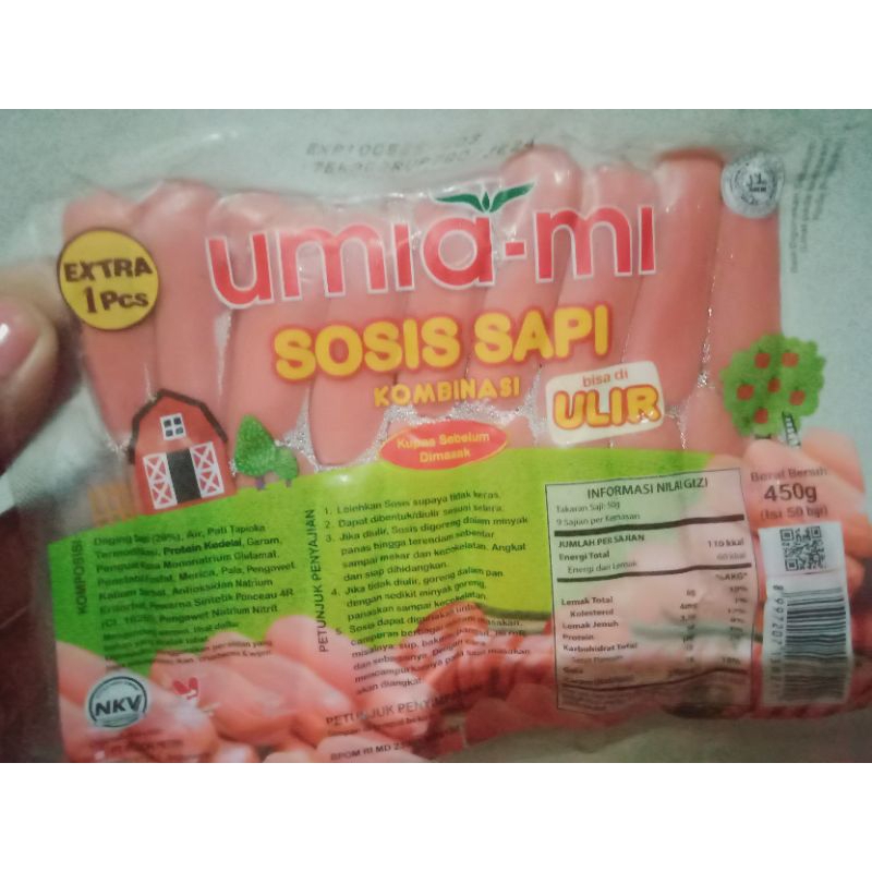 

Sosis Umiami cocktail isi 51biji sapi
