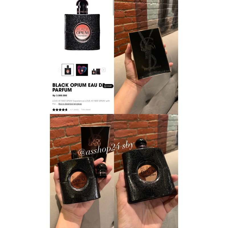 READY PARFUM YS BLACK O / PARFUM WANITA PRIA UNISEX MINYAK WANGI AWET TAHAN LAMA FRAGRANCE GROSIR SU