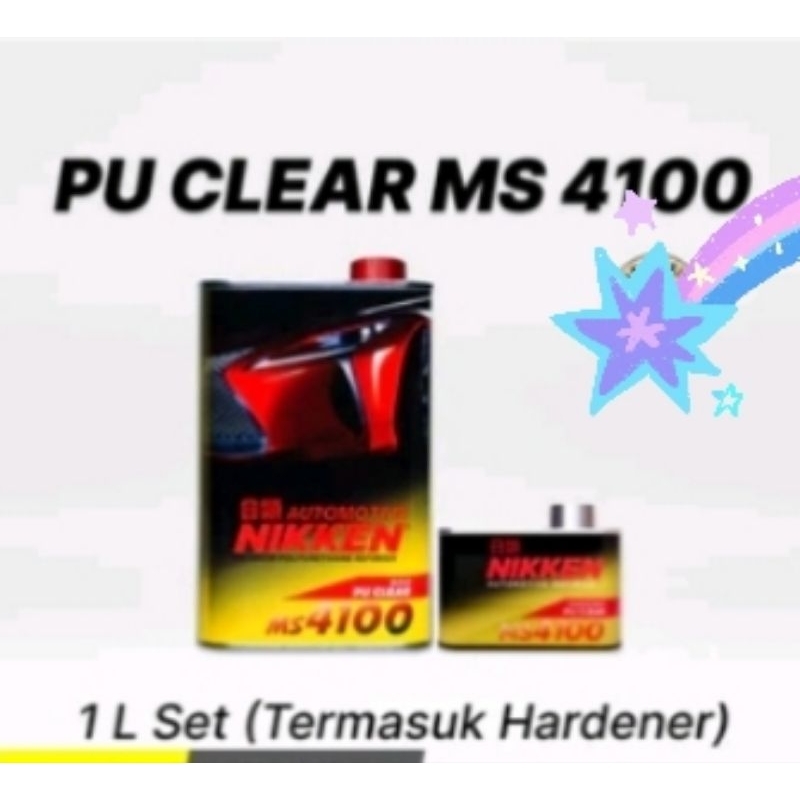 # PU CLEAR MS 4100 + HARDENER  #