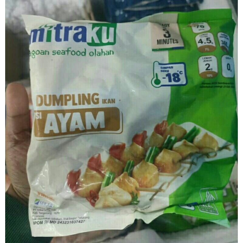 

Mitraku Dumpling Ikan Isi Ayam Termurah