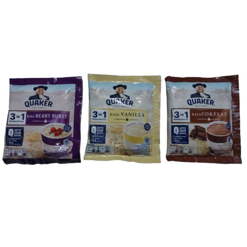 

QUAKER SACHET QUAKER OUTMEAL SACHET 30GR SEREAL GRANOLA OUT