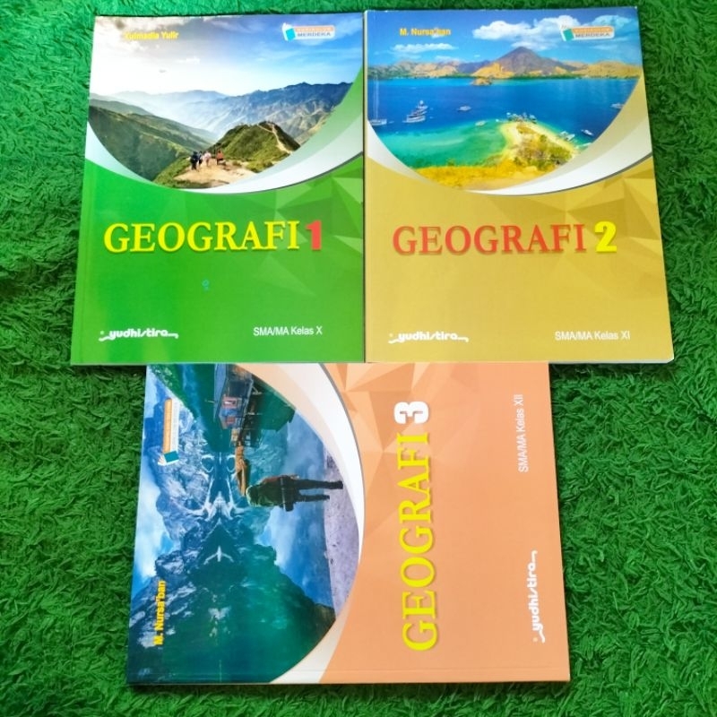 ORIGINAL BUKU GEOGRAFI KELAS 10 11 12 SMA/MA KURIKULUM MERDEKA YUDISTIRA