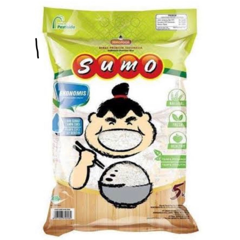 SUMO beras premium 5kg/beras sumo/beras sumo 5kg/beras sumo 10kg/beras sumo merah/beras sumo merah 5