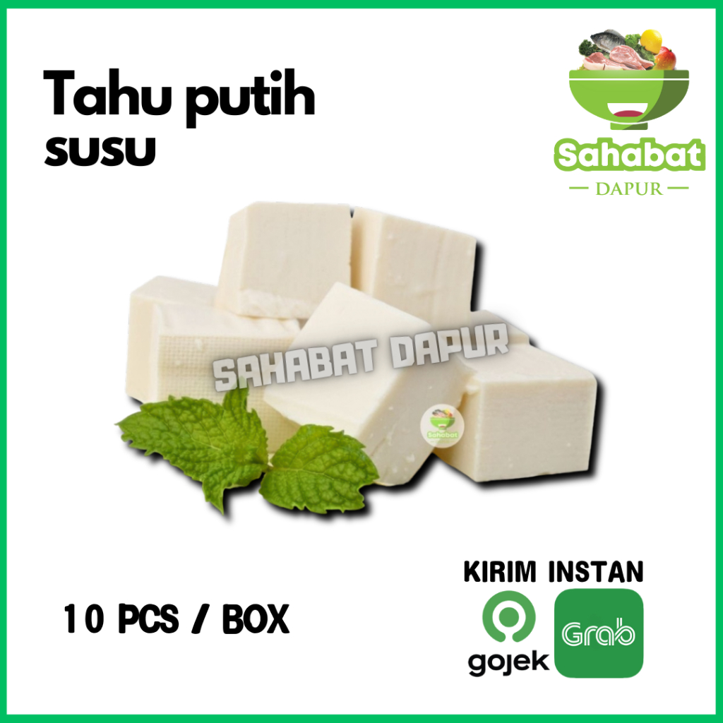 

Tahu Susu Putih Tahu Sutra 1pack isi 10pcs - Sahabatdapur