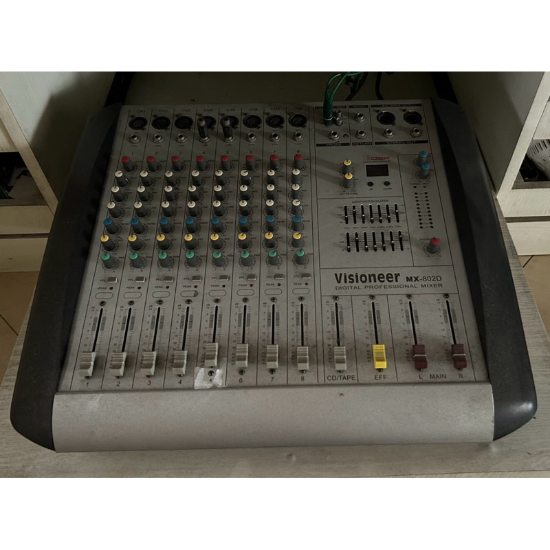 Power Mixer Visioneer MX802D