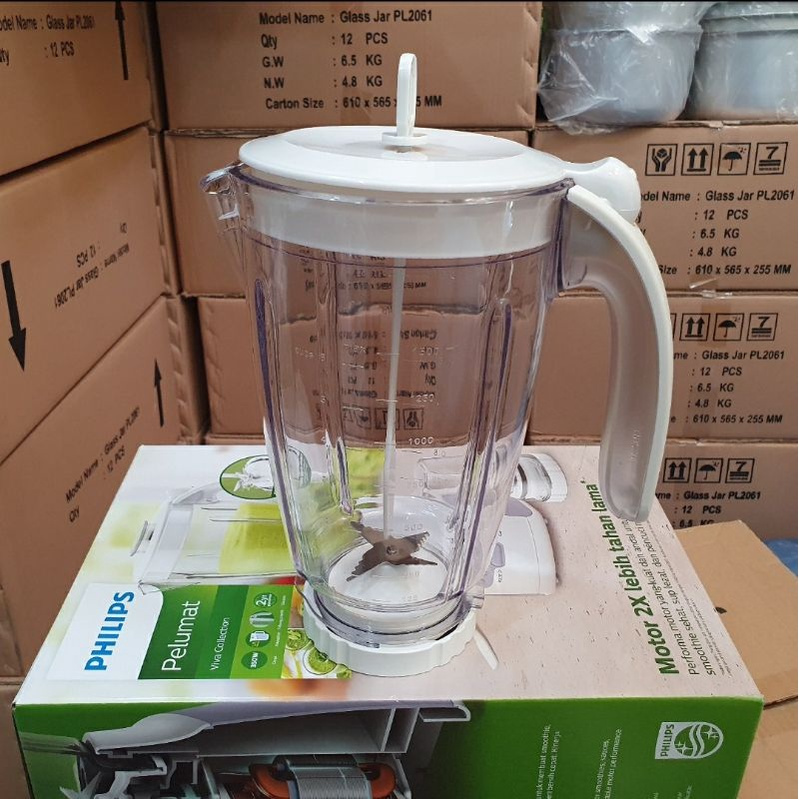 SETJAR/GELAS BLENDER PHILIPS PLASTIK