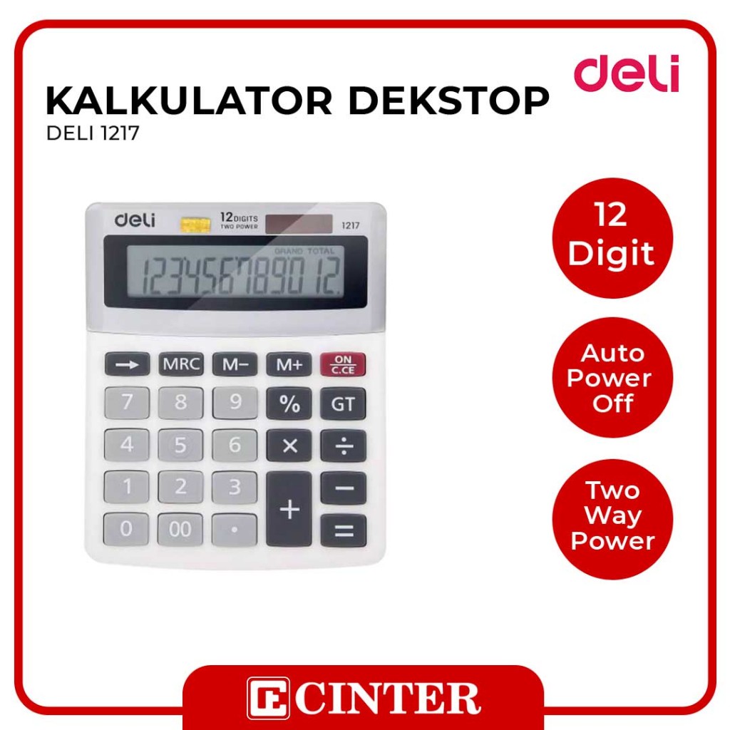 

DELI - KALKULATOR / CALCULATOR / ALAT BANTU HITUNG 1217