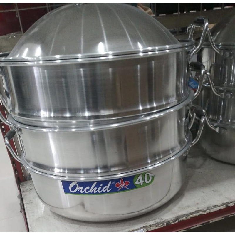 PANCI KALAKAT ORCHID 40 CM / PANCI KUKUSAN TINGKAT ORCHID 40 CM / STEAMER ORCHID