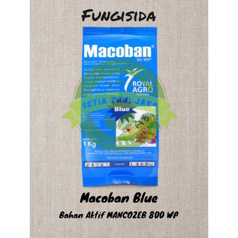 Fungisida Macoban Blue 80WP 1 kg