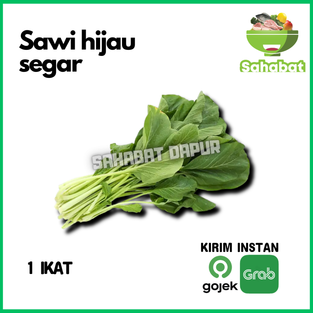 

Sawi Hijau / Caisim Segar 1 Ikat - Sahabatdapur