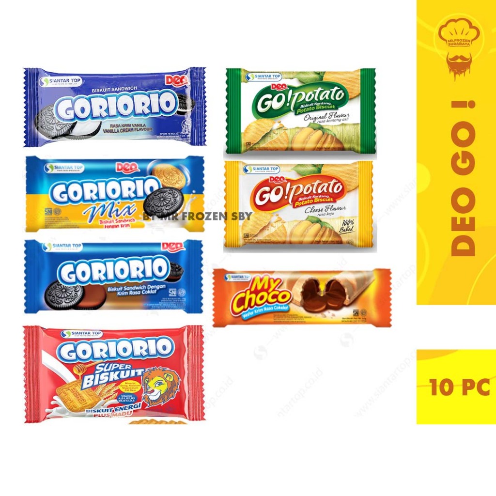 

DEO GO - Go Potato | Go Rio Rio Kripik Kentang Biskuit Coklat Wafer Coklat