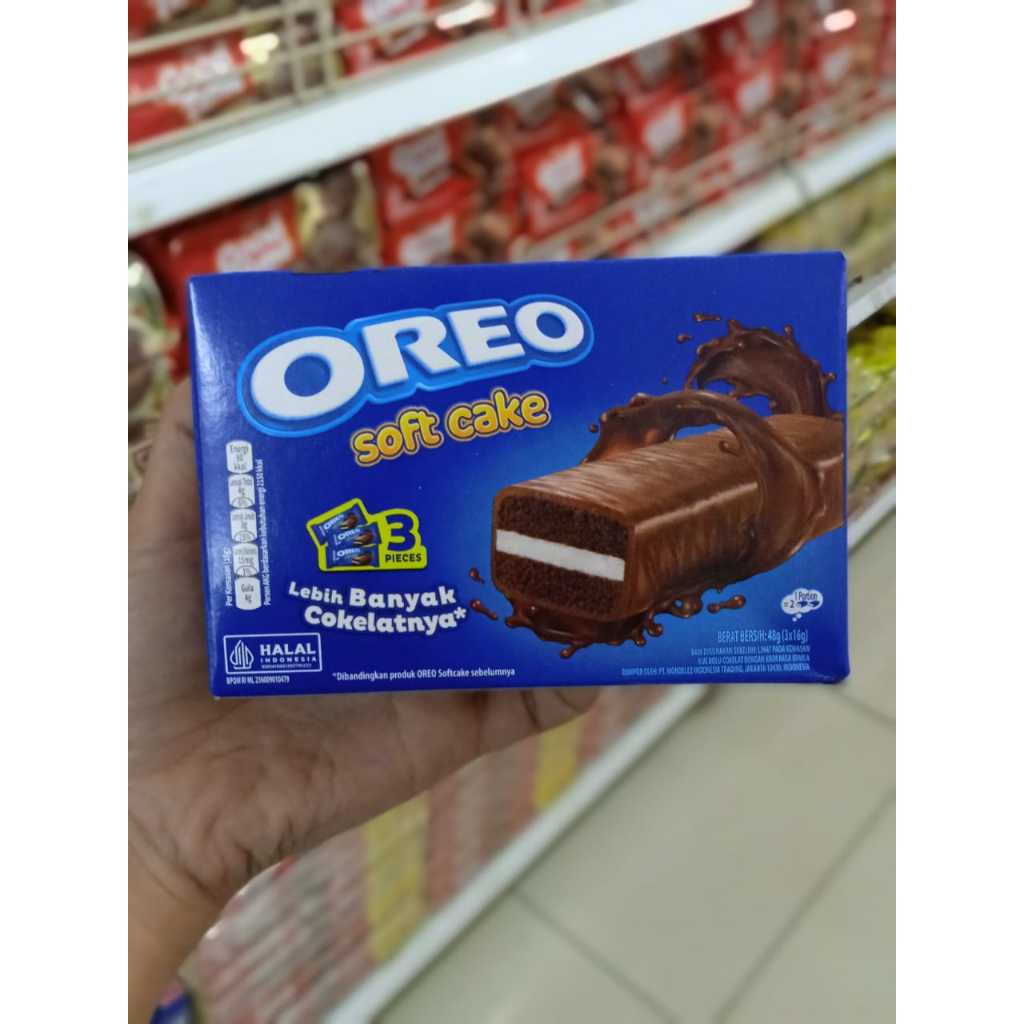 

Oreo Soft Cake 48gram (3x16gram) Coklat