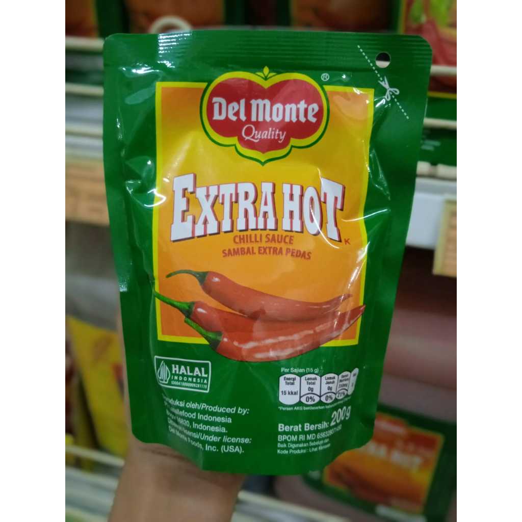 

Delmonte Extra Hot Chili Sauce 200ml Pouch