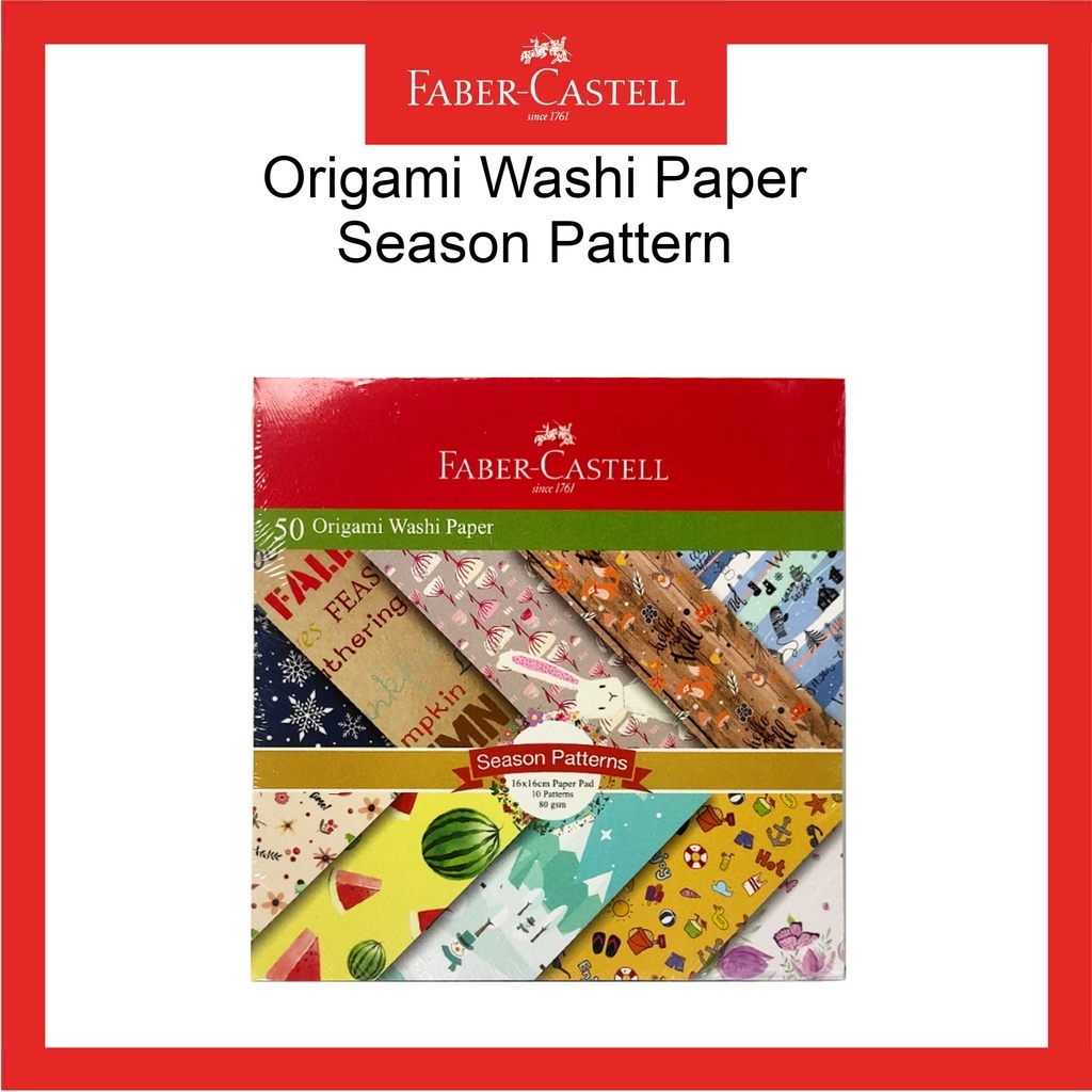 

Faber Castell Origami 16x16 Seasons Patterns / Fruity Series